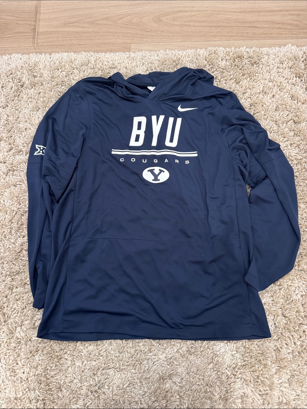 Nike Men's Navy BYU Cougars Crewneck Pullover